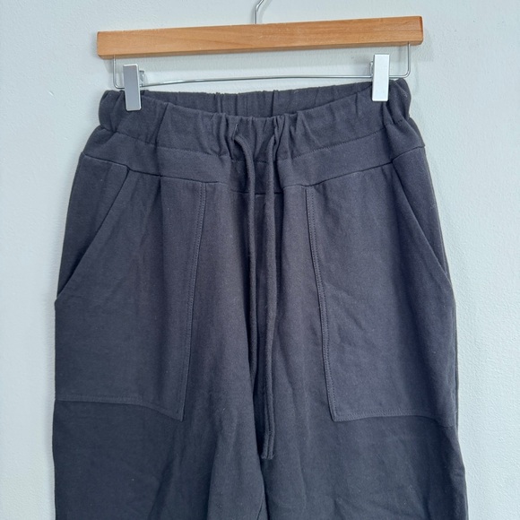 Planet by Lauren G French Terry Luxury Sweatpants Black - Picture 7 of 16